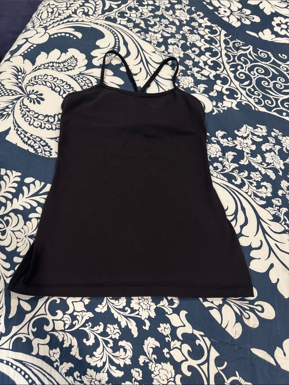lululemon athletica Black Strappy Camisole